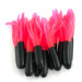 Creme Lure Co Creme Mini Tail, силікон UV (світиться в ультрафіолеті), чорний/рожевий/UV - світиться в ультрафіолеті, , до рибалки #12299