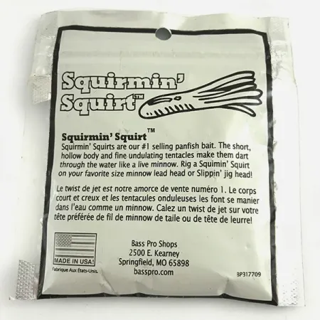 Bass Pro Shops, силікон (світиться в темряві), білий Glow - світиться в темряві, до рибалки #6094