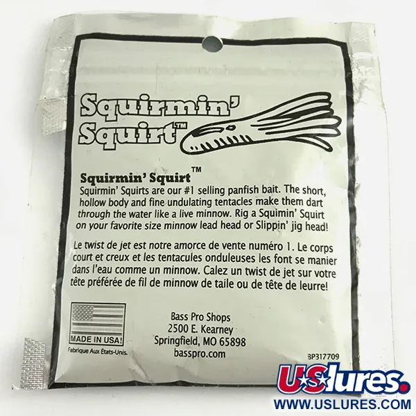 Bass Pro Shops, силікон (світиться в темряві), білий Glow - світиться в темряві, до рибалки #6094