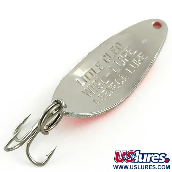 Seneca Little Cleo UV (світиться в ультрафіолеті), помаранчевий/нікель, 7 г, блесна коливалка (колебалка) #6108