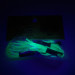 Creme Lure Co Creme Maxi Tail, силікон UV (світиться в ультрафіолеті), чорний/зелений UV - світиться в ультрафіолеті, , до рибалки #6145