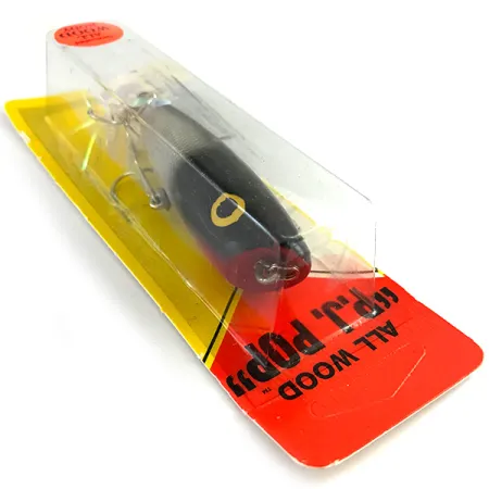 P.J.POP Luhr Jensen дерево, ручна робота, срібло/чорний, 17 г, воблер #6898