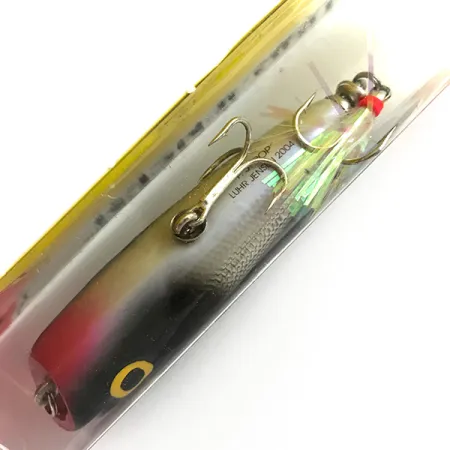 P.J.POP Luhr Jensen дерево, ручна робота, срібло/чорний, 17 г, воблер #6898