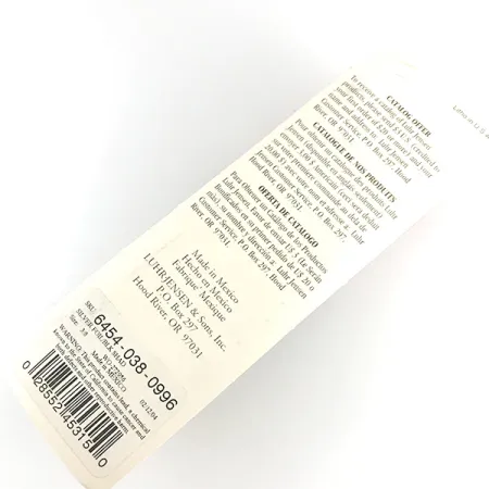 P.J.POP Luhr Jensen дерево, ручна робота, срібло/чорний, 17 г, воблер #6898