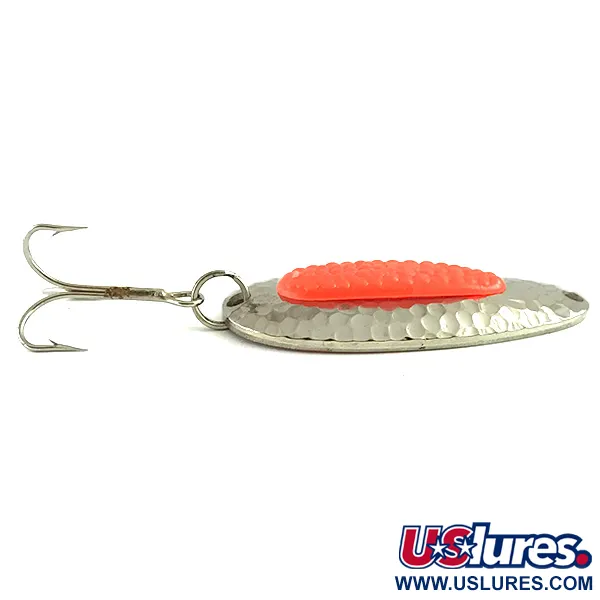  Blue Fox Pixee UV (світиться в ультрафіолеті), карбований нікель/помаранчевий, 24 г, блесна коливалка (колебалка) #6158