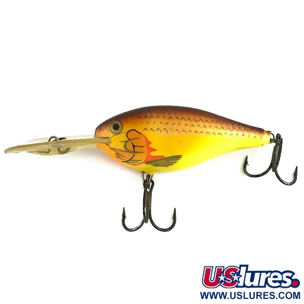 Rapala RISTO Rap, жовтий/коричневий, 16 г, воблер #6163