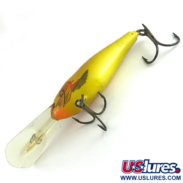  Rapala RISTO Rap, жовтий/коричневий, 16 г, воблер #6163