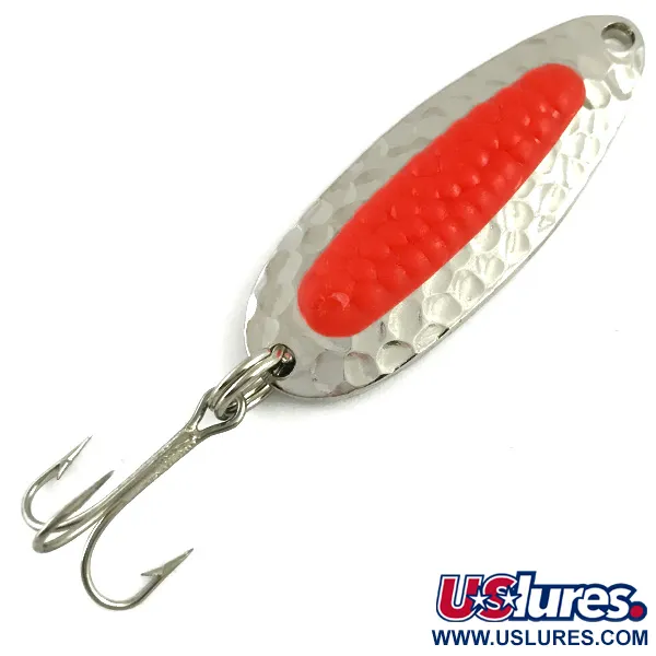  Blue Fox Pixee UV (світиться в ультрафіолеті)​, карбований нікель/рожевий, 7 г, блесна коливалка (колебалка) #6172