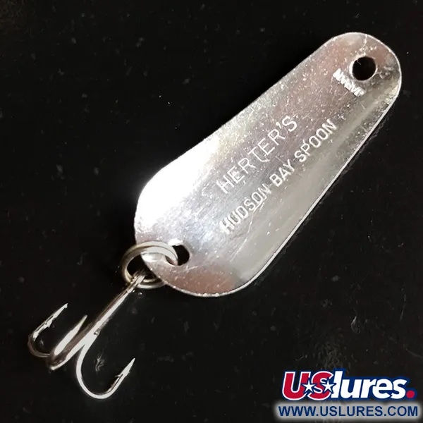 Herter's Hudson bay spoon, червоний/білий/нікель, 7 г, блесна коливалка (колебалка) #6191
