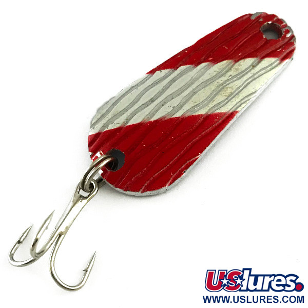  Herter's Hudson bay spoon, червоний/білий/нікель, 7 г, блесна коливалка (колебалка) #6191