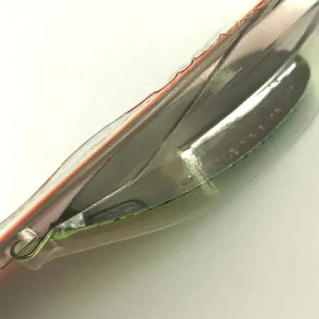 Незачіпляйка Johnson Silver Minnow, помаранчевий/зелений/жовтий/нікель/UV - світиться в ультрафіолеті, 21 г, блесна коливалка (колебалка) #6192