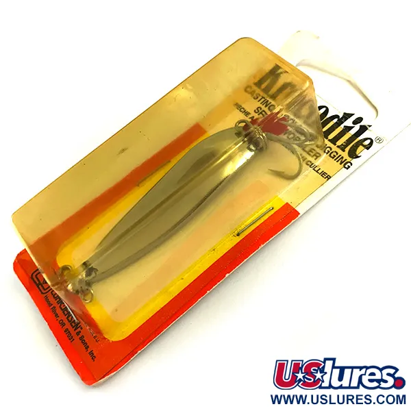 Luhr Jensen Krocodile DIE #4, нікель, 14 г, блесна коливалка (колебалка) #6196