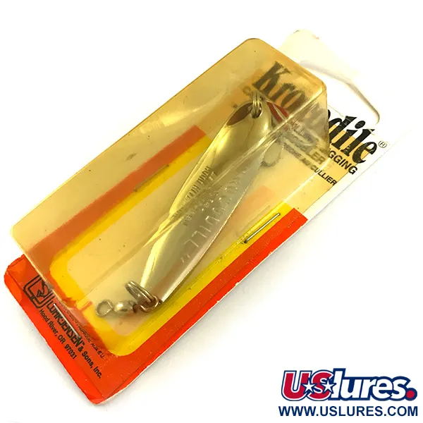 Luhr Jensen Krocodile DIE #4, нікель, 14 г, блесна коливалка (колебалка) #6196