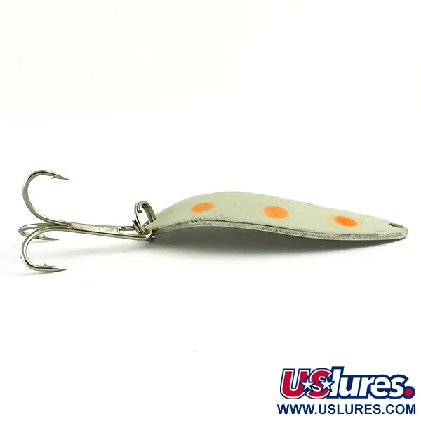 Seneca Little Cleo (Hula Girl, світиться в темряві), білий/червоний/нікель, 14 г, блесна коливалка (колебалка) #6204