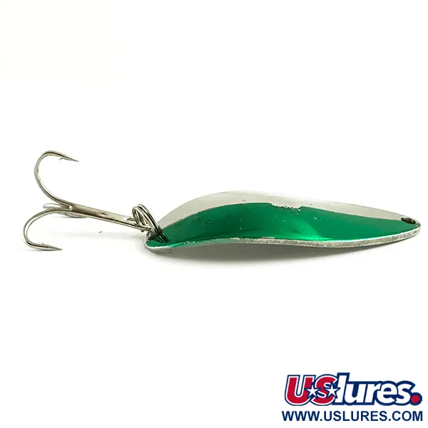 Seneca Little Cleo (Hula Girl), нікель/зелений, 14 г, блесна коливалка (колебалка) #6205