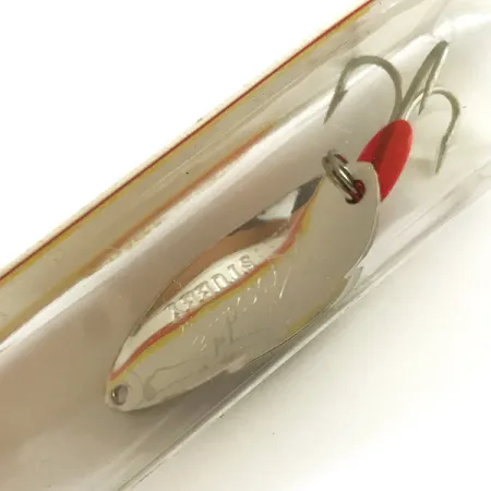 Luhr Jensen Krocodile Stubby, карбований нікель, 18 г, блесна коливалка (колебалка) #6221