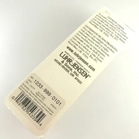 Luhr Jensen Krocodile Stubby, карбований нікель, 18 г, блесна коливалка (колебалка) #6221