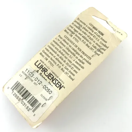 Luhr Jensen Les Davis Hotrod, нікель/червона точка UV, 14 г, блесна коливалка (колебалка) #6229