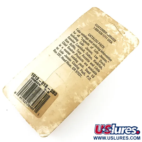 Luhr Jensen Krocodile Stubby, форель UV - світиться в ультрафіолеті, 11 г, блесна коливалка (колебалка) #6231