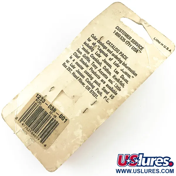  Luhr Jensen Pro Wobbler Lure, золото, 11 г, блесна коливалка (колебалка) #6232