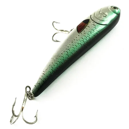 Bass Pro Shops XTS Pencil Plug, сірий/зелений, 14 г, воблер #6240
