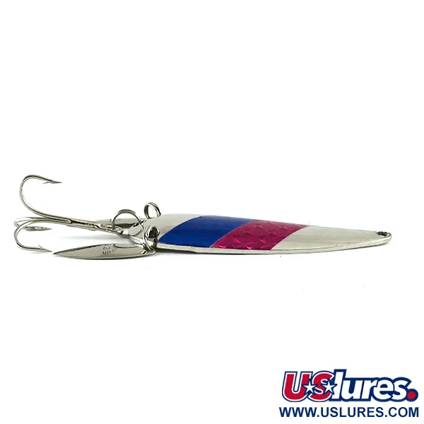 Marathon Bait Company Marathon з пелюстками, нікель/червоний/синій, 17 г, блесна коливалка (колебалка) #6249