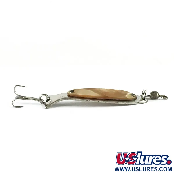  Worth Demon Abalone Spoon, Хром/перламутр (цілісний кусок перламутра), 5 г, блесна коливалка (колебалка) #6250