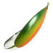  Незачіпляйка Johnson Silver Minnow, зелений/нікель/помаранчевий UV - світиться в ультрафіолеті, 21 г, блесна коливалка (колебалка) #6259