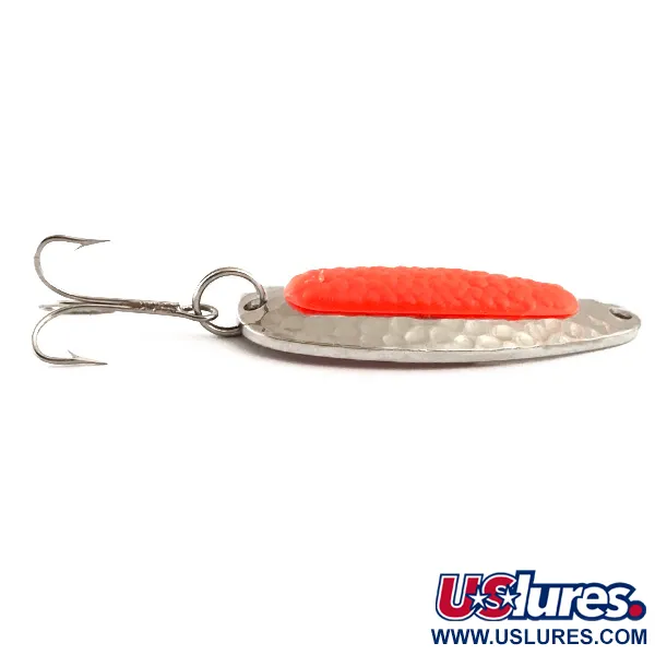  Blue Fox Pixee UV (світиться в ультрафіолеті), карбований нікель/помаранчевий, 14 г, блесна коливалка (колебалка) #6270