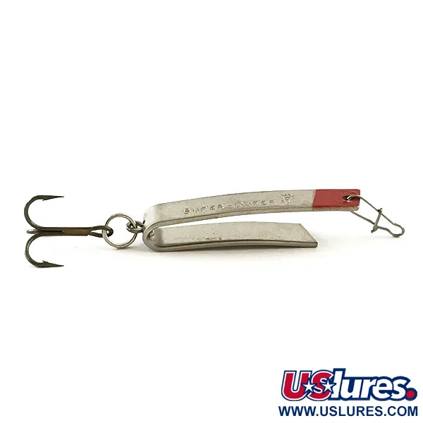 South Bend Super Duper 503, нікель/червоний, 4,3 г, блесна коливалка (колебалка) #6280