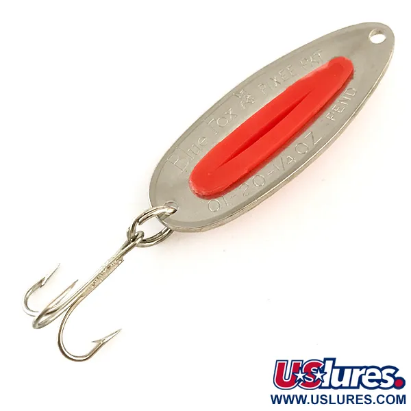  Blue Fox Pixee UV (світиться в ультрафіолеті), карбований нікель/помаранчевий, 7 г, блесна коливалка (колебалка) #6284