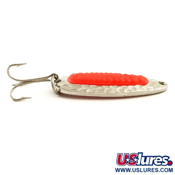  Blue Fox Pixee UV (світиться в ультрафіолеті), карбований нікель/помаранчевий, 7 г, блесна коливалка (колебалка) #6284