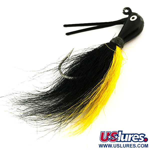 Northland tackle Northland Sting'r Bucktail Jig, чорний/жовтий, 12 г, до рибалки #6290
