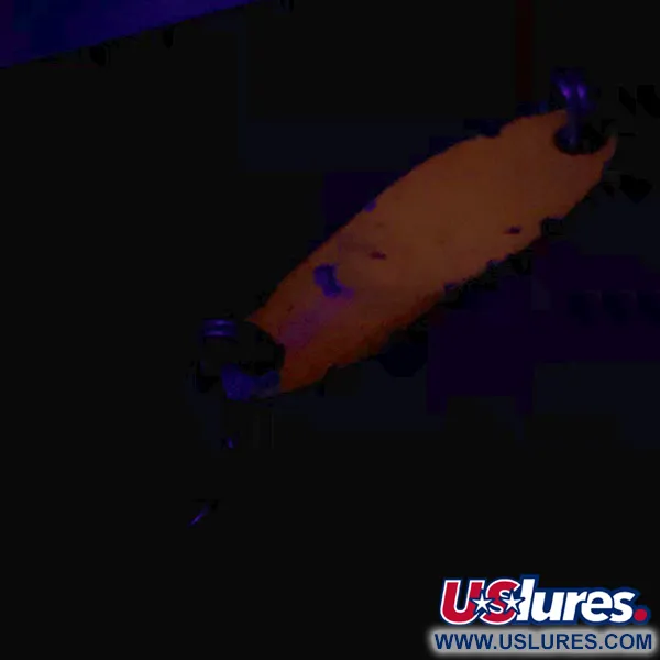 Acme Kastmaster UV (світиться в ультрафіолеті), помаранчевий/нікель, 3,5 г, блесна коливалка (колебалка) #6315