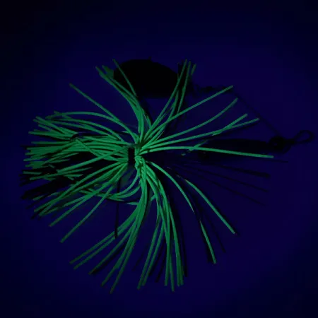 Unknown Спінербейт, латунь/карбований нікель/жовтий UV - светится в ультрафиолете, 12 г, до рибалки #6327