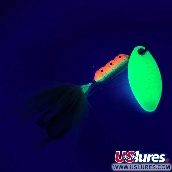 Yakima Bait Worden’s Original Rooster Tail 2, неоновий жовтий, 3 г, блешня оберталка (вертушка) #6336