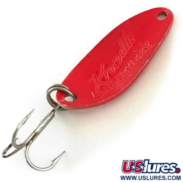 Luhr Jensen Krocodile Stubby UV (світиться в ультрафіолеті), малиновий UV - світиться в ультрафіолеті, 7 г, блесна коливалка (колебалка) #6350