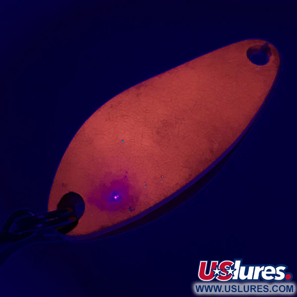 Luhr Jensen Krocodile Stubby UV (світиться в ультрафіолеті), малиновий UV - світиться в ультрафіолеті, 7 г, блесна коливалка (колебалка) #6350