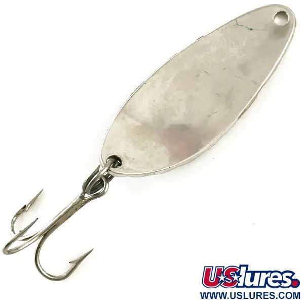  Acme Little Cleo, карбований нікель/зелений, 7 г, блесна коливалка (колебалка) #6354