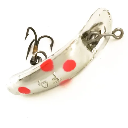 Yakima Bait FlatFish F4 UV (світиться в ультрафіолеті), срібло/червоний, 1,7 г, воблер #6360