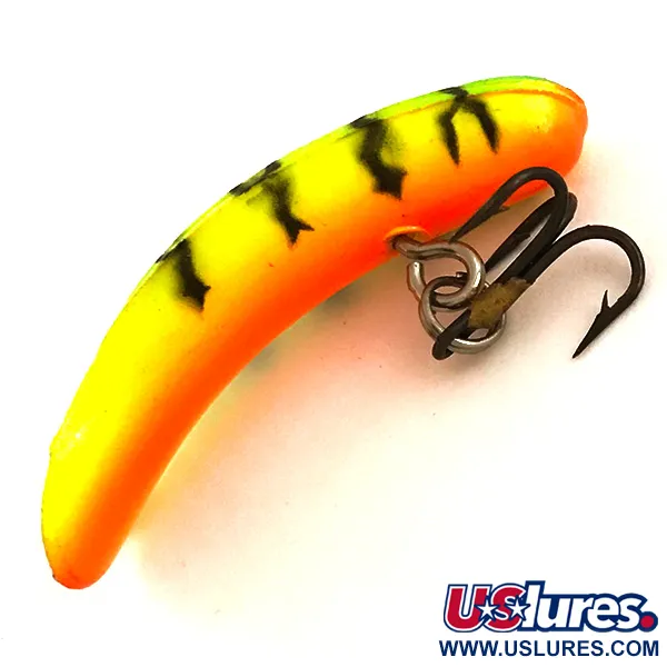 Yakima Bait FlatFish F4 UV (світиться в ультрафіолеті), Fire Tiger, 1,7 г, воблер #6361