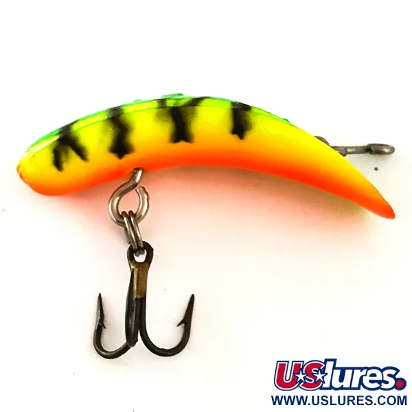 Yakima Bait FlatFish F4 UV (світиться в ультрафіолеті), Fire Tiger, 1,4 г, воблер #6751