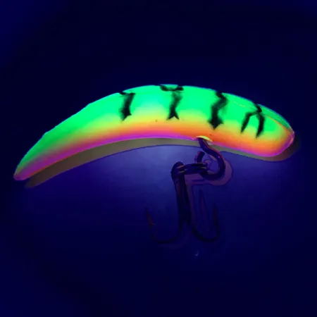 Yakima Bait FlatFish F4 UV (світиться в ультрафіолеті), Fire Tiger, 1,7 г, воблер #6361