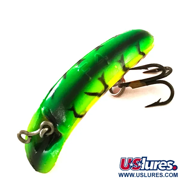 Yakima Bait FlatFish F4 UV (світиться в ультрафіолеті), Fire Tiger, 1,7 г, воблер #6361