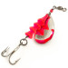 Luhr Jensen TEE Spoon, нікель/рожевий, 10 г, блешня оберталка (вертушка) #6367