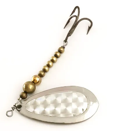 Luhr Jensen Mounti, латунь/нікель, 10 г, блешня оберталка (вертушка) #6368