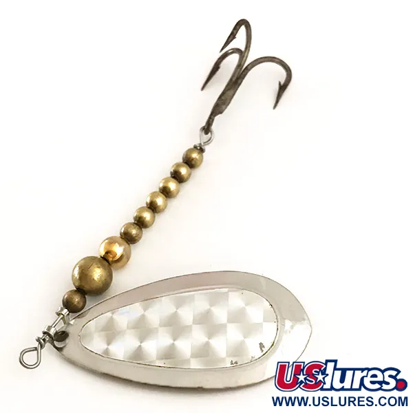  Luhr Jensen Mounti, латунь/нікель, 10 г, блешня оберталка (вертушка) #6368