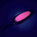  Nebco Pixee UV (світиться в ультрафіолеті), карбований нікель/рожевий, 4,5 г, блесна коливалка (колебалка) #6369