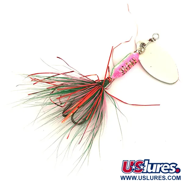 Yakima Bait Worden’s Original Rooster Tail, райдужний, 2,54 г, блешня оберталка (вертушка) #6371