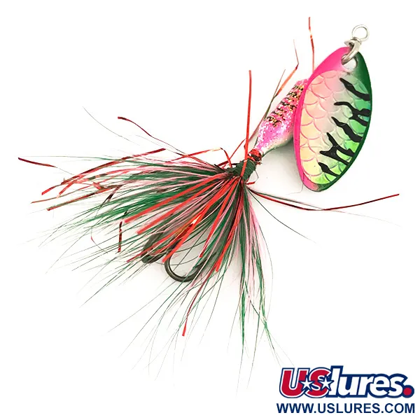 Yakima Bait Worden’s Original Rooster Tail, райдужний, 2,54 г, блешня оберталка (вертушка) #6371